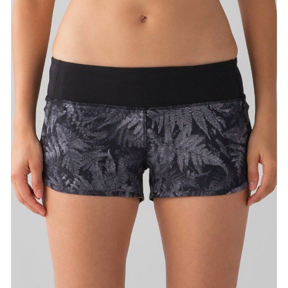 Lululemon Womens Size 6 Speed Short 4-way Stretch 2.5" Kindred Spirit Multicolor - Picture 3 of 10